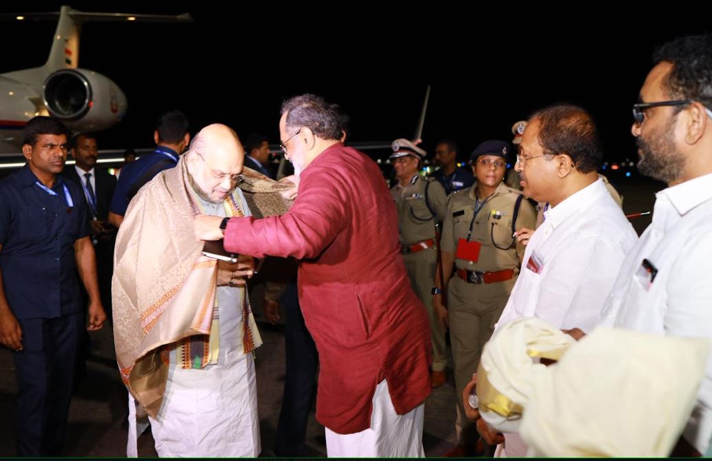 പുതിയ തന്ത്രങ്ങളുമായി ഇനി രണ്ടു ദിവസം ആഭ്യന്തര മന്ത്രി അമിത്ഷാ കേരളത്തിൽ