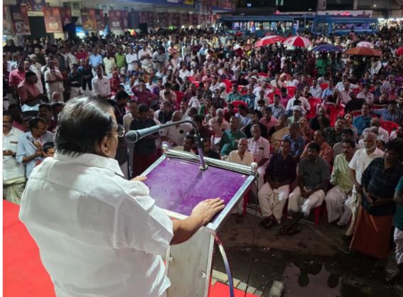 മൂക്കിന്റെ പാലമേ ഇപ്പോള്‍ പോയിട്ടുള്ളു;ഷാഫി പറമ്പിലിനെതിരെ ഭീഷണി പ്രസംഗവുമായി ഇപി