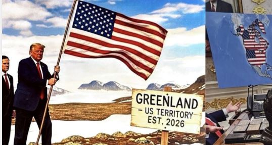ഇനി മുതൽ കാനഡയും വെനസ്വേലയും ഗ്രീന്‍ലന്‍ഡും യുഎസിന്റെ ഭാഗം;വിവാദ ഭൂപടം പുറത്തുവിട്ട് ട്രംപ്